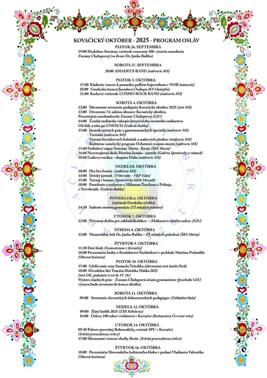 Začína sa Kovačický október