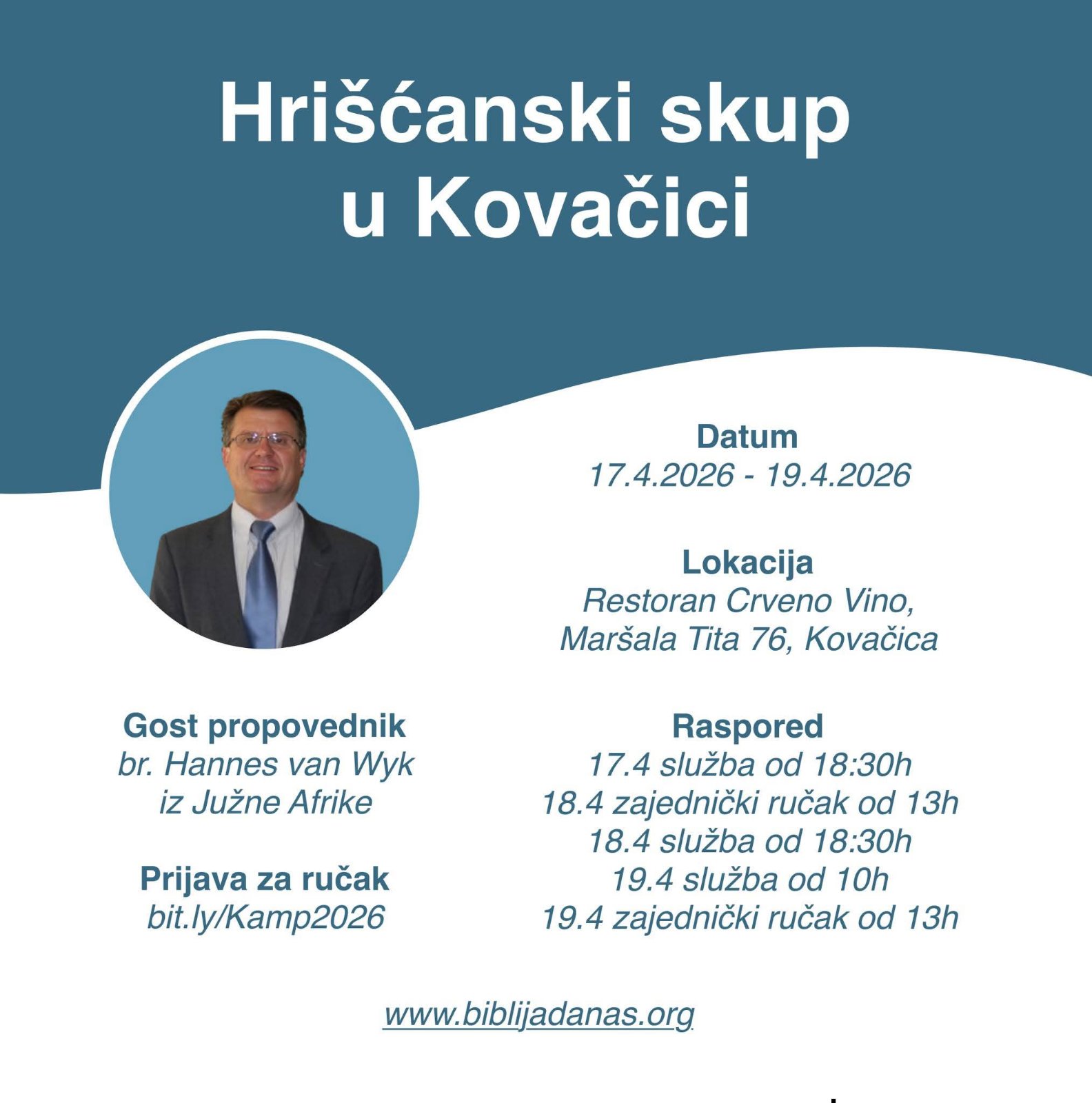 Verski skup u Kovačici