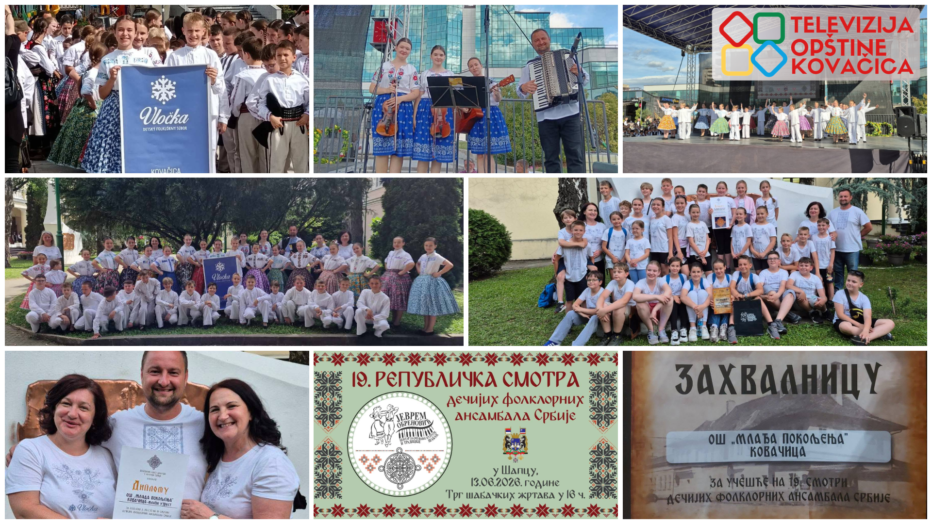 Vločka opäť najlepšia v Srbsku: prvé miesto pre detský folklórny súbor z Kovačice