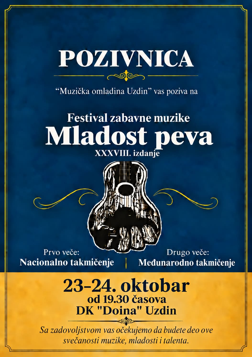 „Mladost peva“ ponovo u Uzdinu